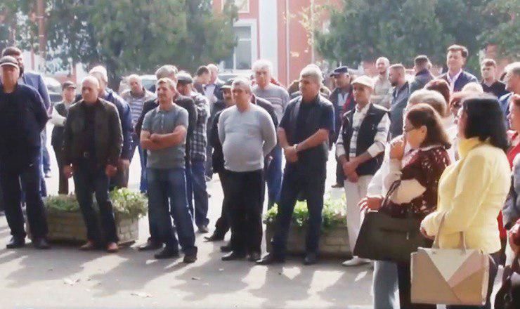 Ветераны войны в Афганистане из Вулканешт вышли на протест.