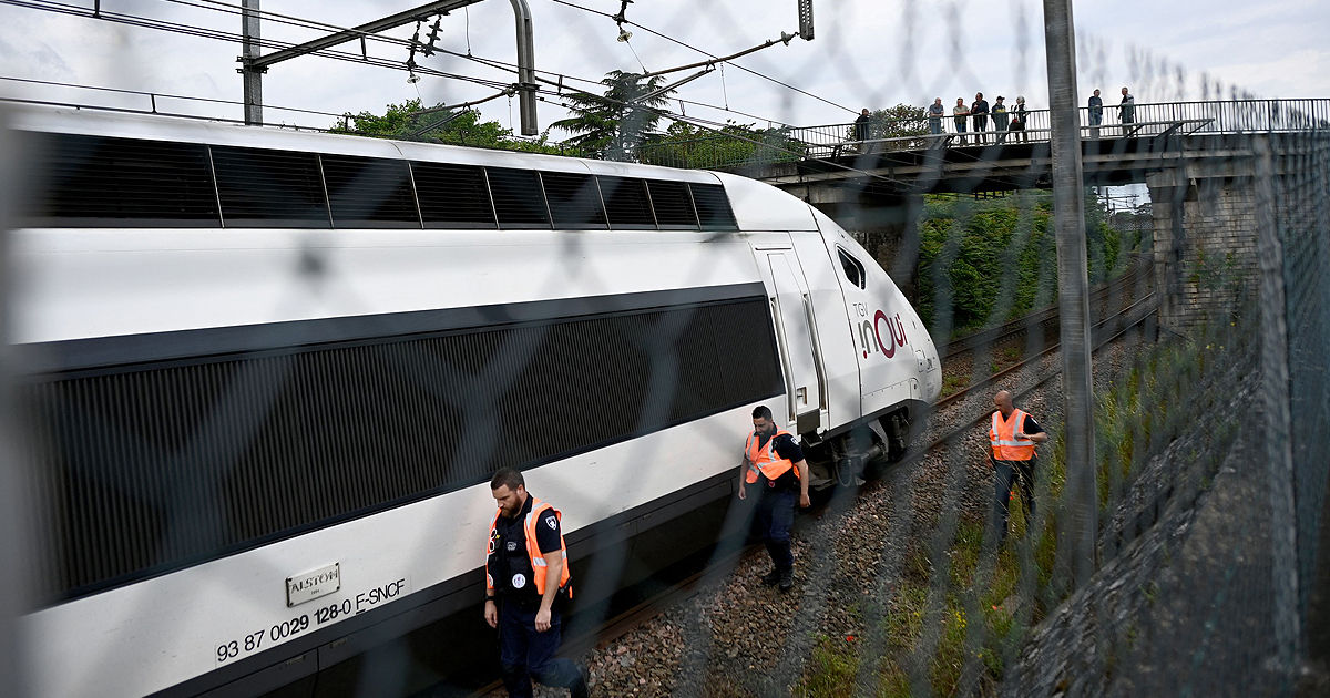 Circulația trenurilor între Paris și Lyon, perturbată după furtul unor cabluri în Franța.