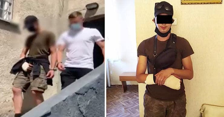 Двух молодых кишиневцев задержали за ограбление магазина. Коллаж Point.md.