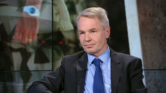 Министр иностранных дел Финляндской Республики Пекка Хаависто.