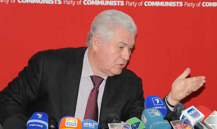 Declaraţii în acest sens liderul PCRM, Vladimir Voronin a făcut joi seara, în cadrul unei emisiuni de la postul tv N4.