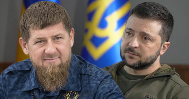 Рамзан Кадыров посоветовал Владимиру Зеленскому бежать. Коллаж Point.md.