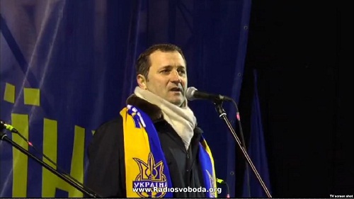 Preşedintele PLDM, Vlad Filat, a participat la mitingul de protest de pe Euromaidanul de la Kiev.