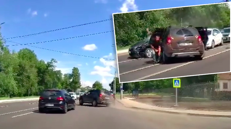 В Кишиневе водитель Dacia стал виновником серьезного ДТП.
