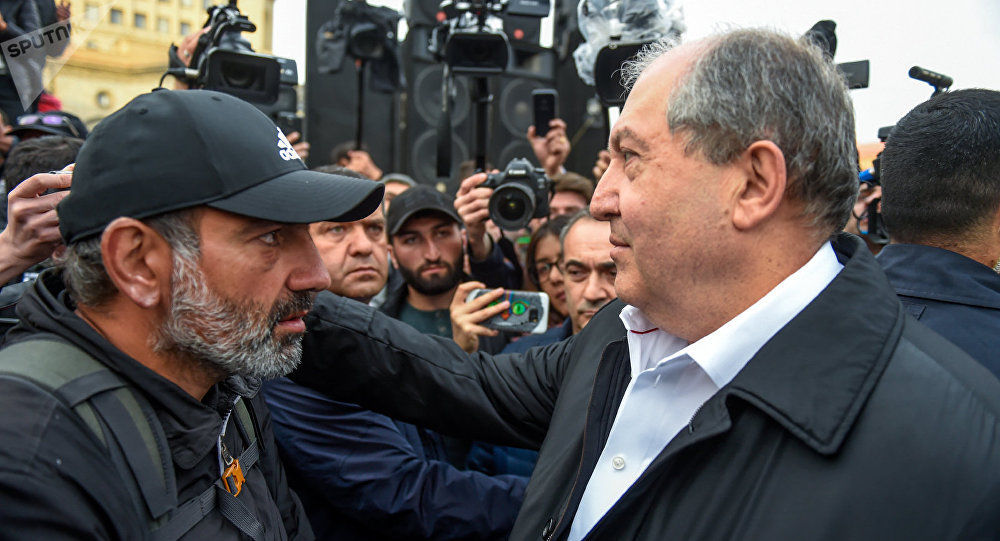 Президент Армении Саркисян назвал неизбежной отставку премьера Пашиняна.