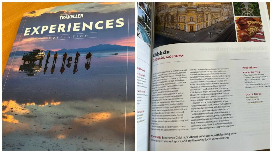 Статья о Кишиневе была напечатала в журнале National Geographic.