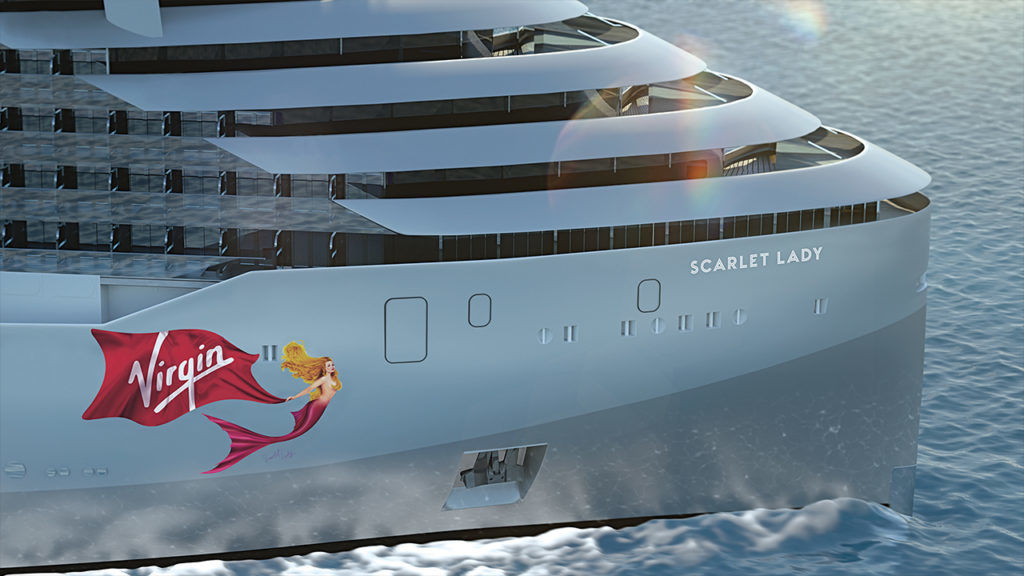 Корабль Scarlet Lady отправится в первое плавание в апреле 2020 года из Майами.