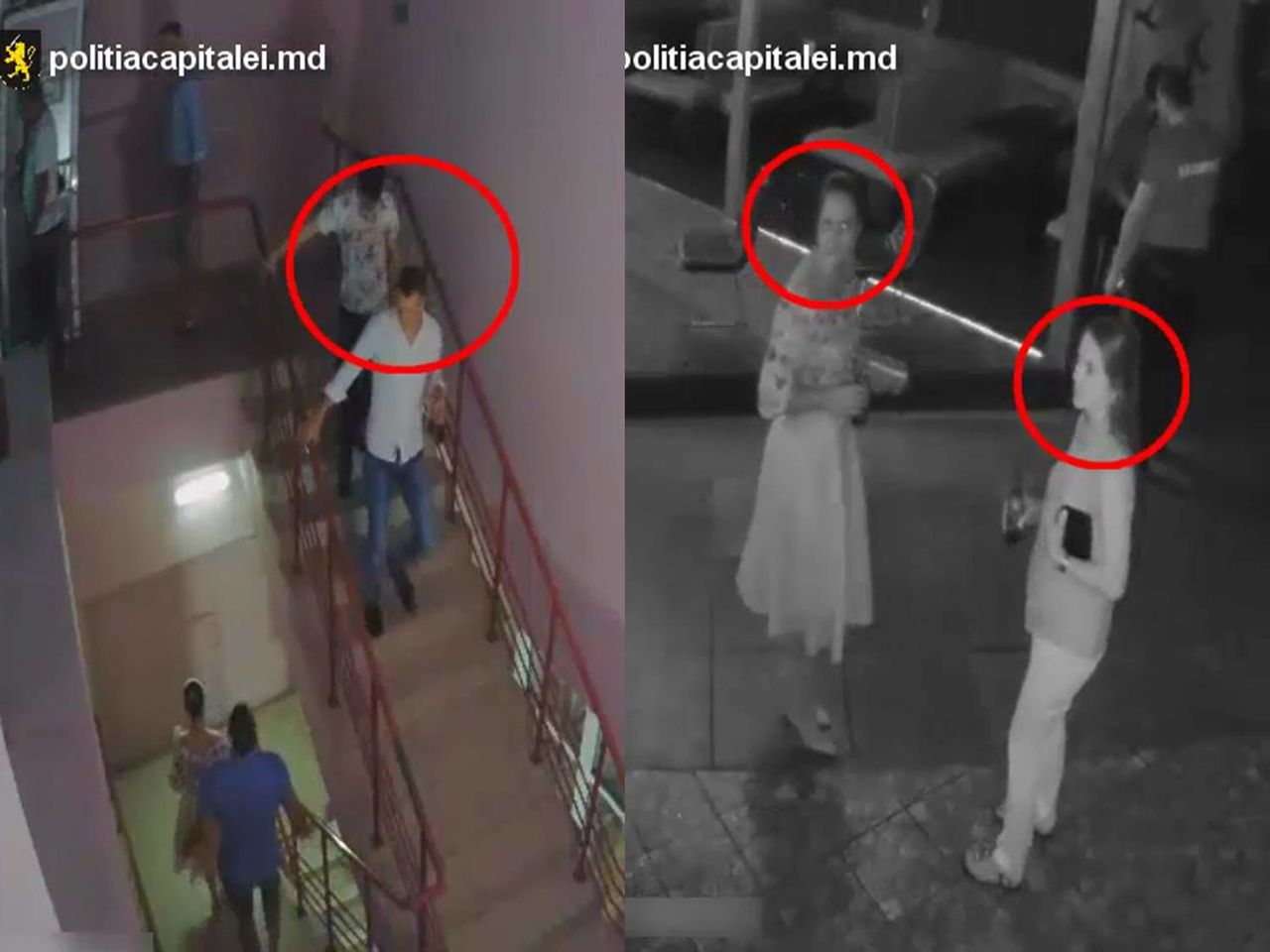 Distracţie urmată de bătaie. Doi agresori, căutaţi de poliţişti. Foto: politiacapitalei.md