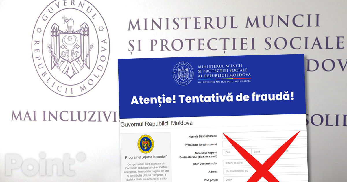 MMPS: Au fost înregistrate tentative de fraudă în legătură cu programul „Ajutor la contor”.