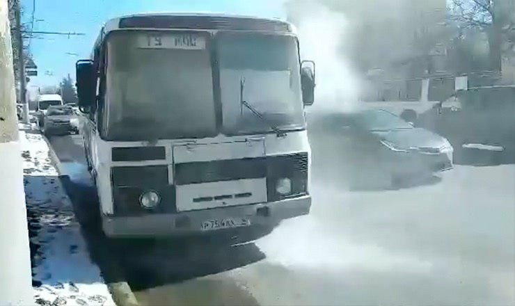 Автобус был предоставлен местным управлением МЧС.