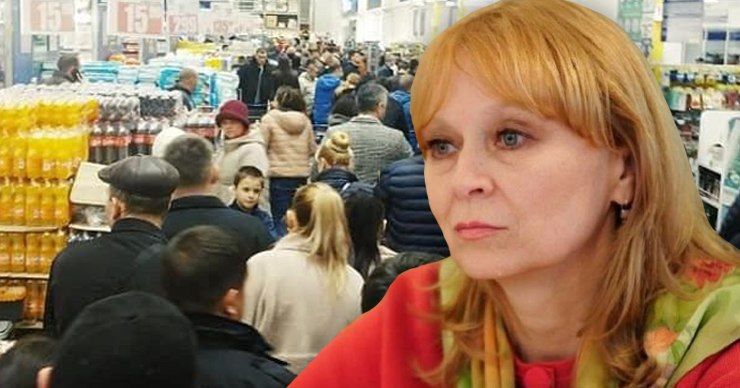  Немеренко призвала людей не паниковать и не создавать столпотворений. Фото: Point.md.