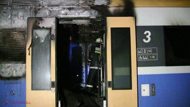 Un nou incident cu implicarea unui tren. De data aceasta, este vorba de trenul de pe ruta Chișinău - Bălți. Foto: ziarulnational.md