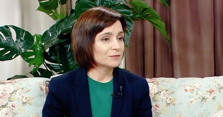Председатель партии "Действие и солидарность" Майя Санду. 
