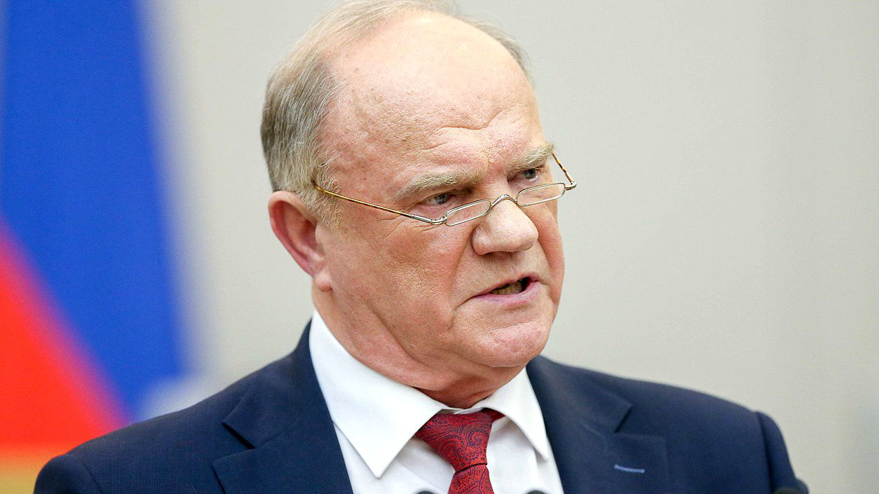 Лидер КПРФ Геннадий Зюганов.