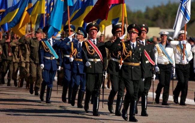 Основные празднования проходят на Крещатике в центре Киева.