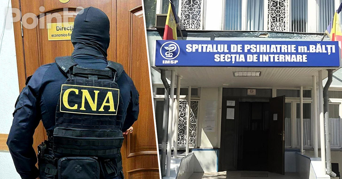Сотрудники НЦБК проводят обыски у директора Бельцкой психиатрической больницы.
