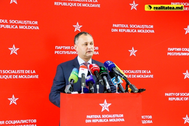 Despre aceasta a anunțat chiar liderul socialist Igor Dodon după ședința de astăzi a Consiliului Național al PSRM, care a avut loc astăzi.