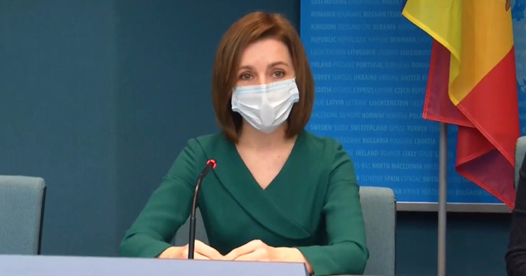 Президент Республики Молдова Майя Санду. 