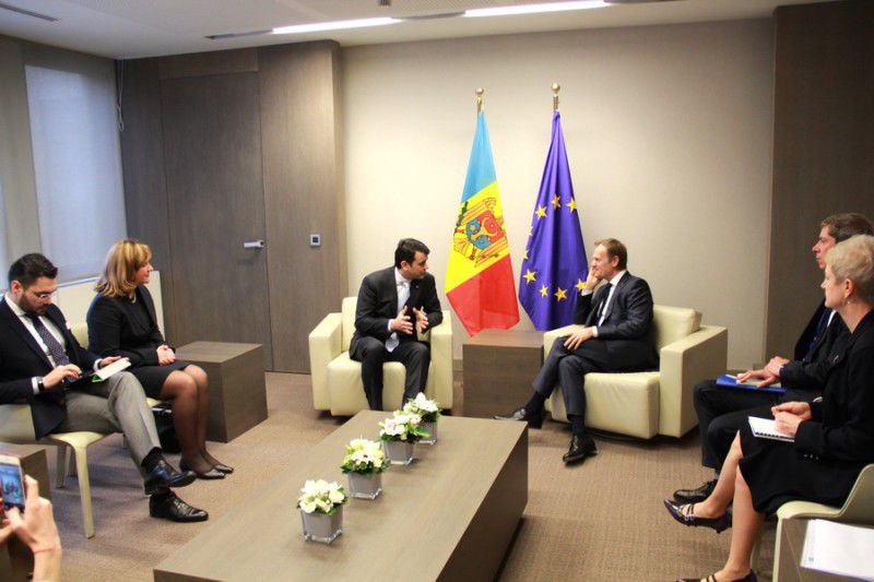 Noul premier al Republicii Moldova, Chiril Gaburici, se află într-o vizită oficială la Bruxelles. Foto: agora.md