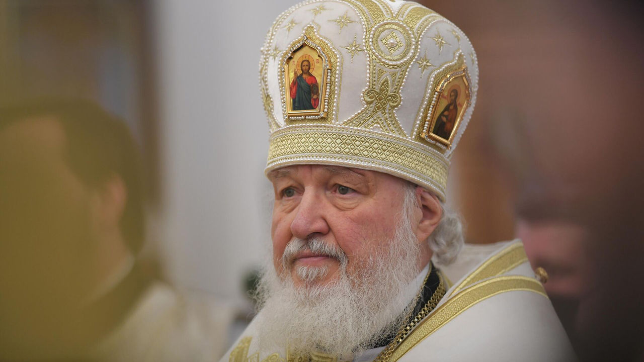Глава русской православной церкви патриарх Кирилл.