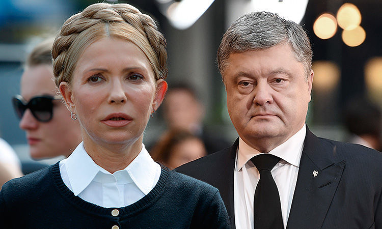 Партия Тимошенко и блок Порошенко лидируют в украинском рейтинге.