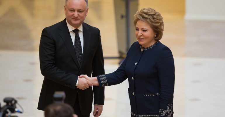 Валентина Матвиенко проведет 31 января встречу с президентом Молдовы Игорем Додоном.