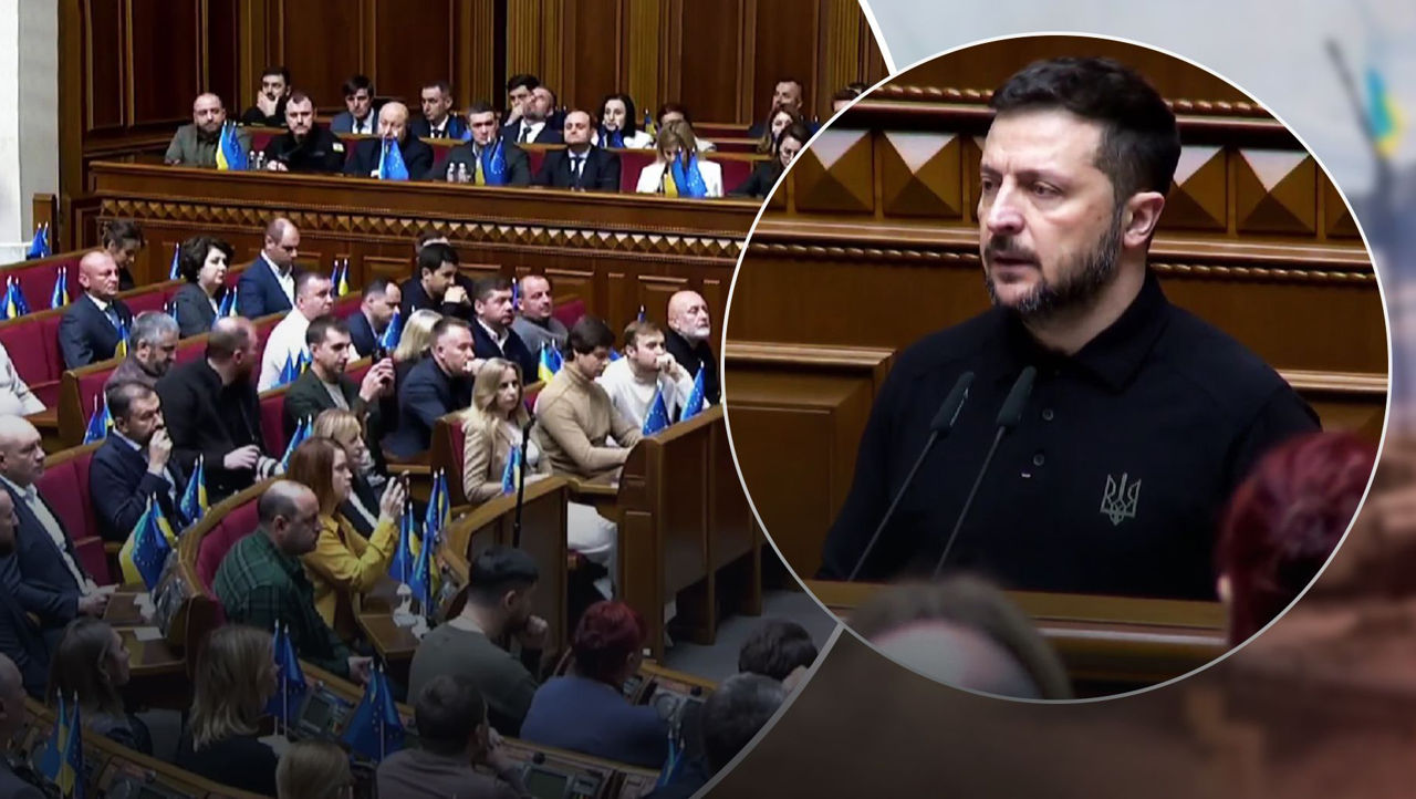 Владимир Зеленский представил «план победы» депутатам Верховной рады.