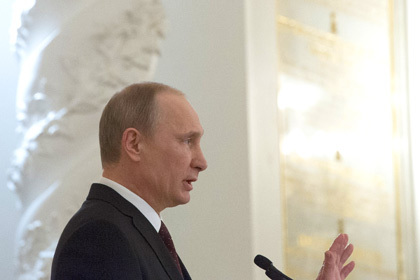 Путин заявил, что Москва не будет бездумно подчиняться давлению Запада в ситуации по Украине. Фото: РИА Новости