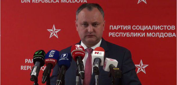 Dodon cere un tribunal internațional care să examineze implicarea oligarhilor de la Guvernare în crimele economice ale țării. Foto: deschide.md