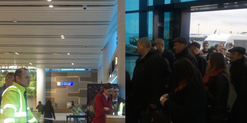 Pasageri ținuți minim o oră în autobuz pe aeroport. Reacţia Air Moldova. Foto: ZdG