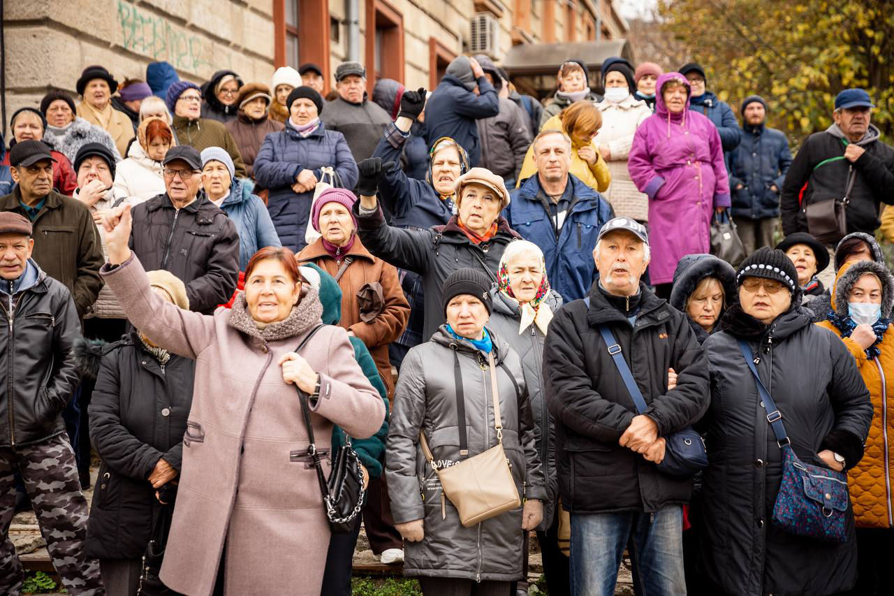 Сторонники партии "Шор" пикетировали здание Антикоррупционной прокуратуры.