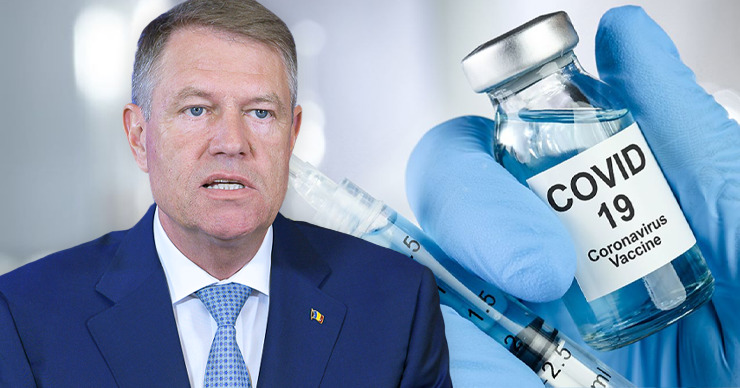 Клаус Йоханнис пообещал публично привиться от COVID-19. Коллаж: Point.md