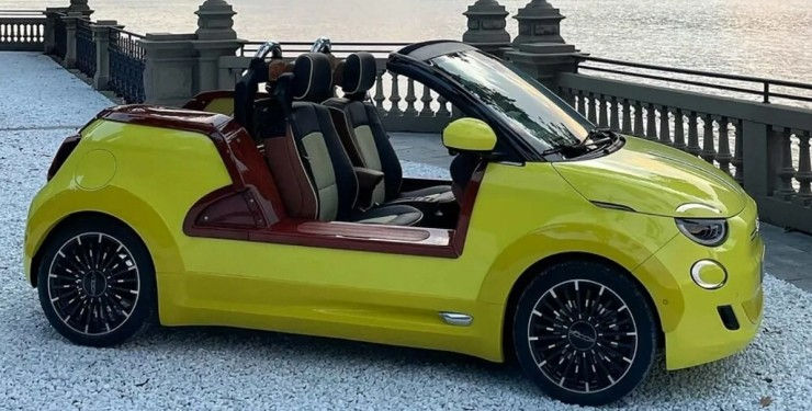 Рассекречен самый оригинальный электромобиль Fiat.