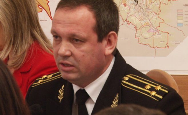 Șeful Poliției Ordine Publică al Comisariatului General de Poliție Chișinău, Silviu Mușuc. Foto: timpul.md
