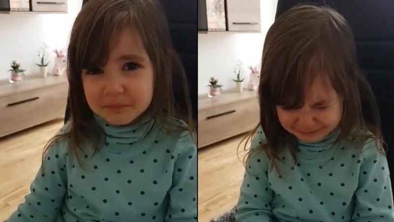 Видео о девочке, плачущей по Молдове и друзьям, стало вирусным.