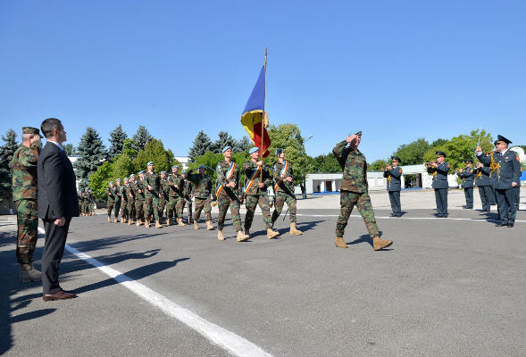 В Кишинев вернулся 16-й контингент военнослужащих, откомандированных в Косово.