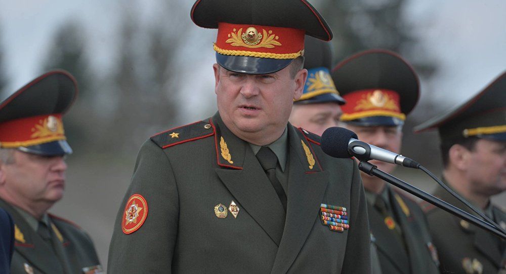 Министр обороны Белоруссии Андрей Равков.