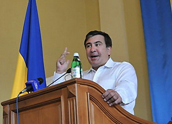 Глава Одесской облгосадминистрации Михаил Саакашвили.