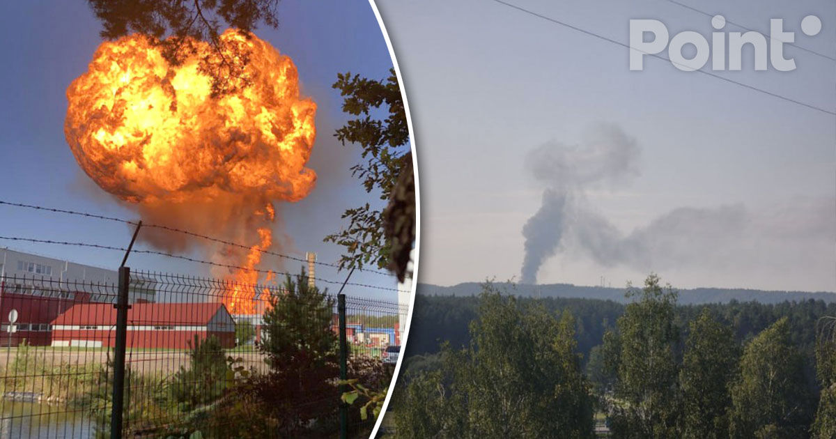 На окраине Вильнюса загорелись вагоны с сжиженным газом.