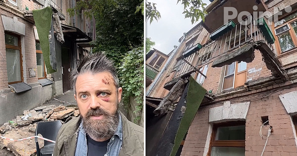Un balcon s-a prăbușit peste un celebru regizor american în centrul Kievului.