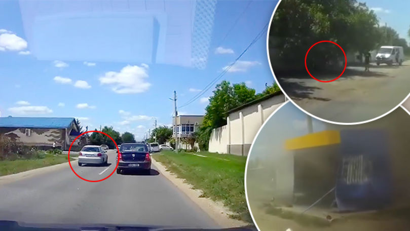 В Бачое произошло ДТП: автомобиль ехал по встречной полосе.