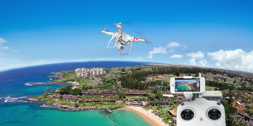 Phantom 2 Vision от DJI — это летающий прибор со встроенный камерой. Фото:dji.com