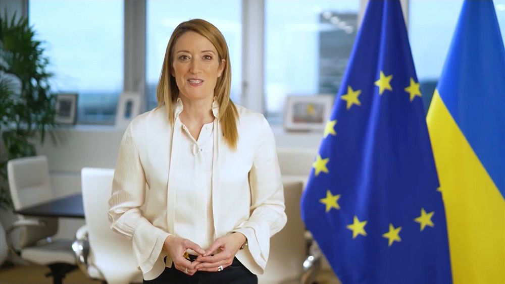 Председатель Европарламента Роберта Метсола.