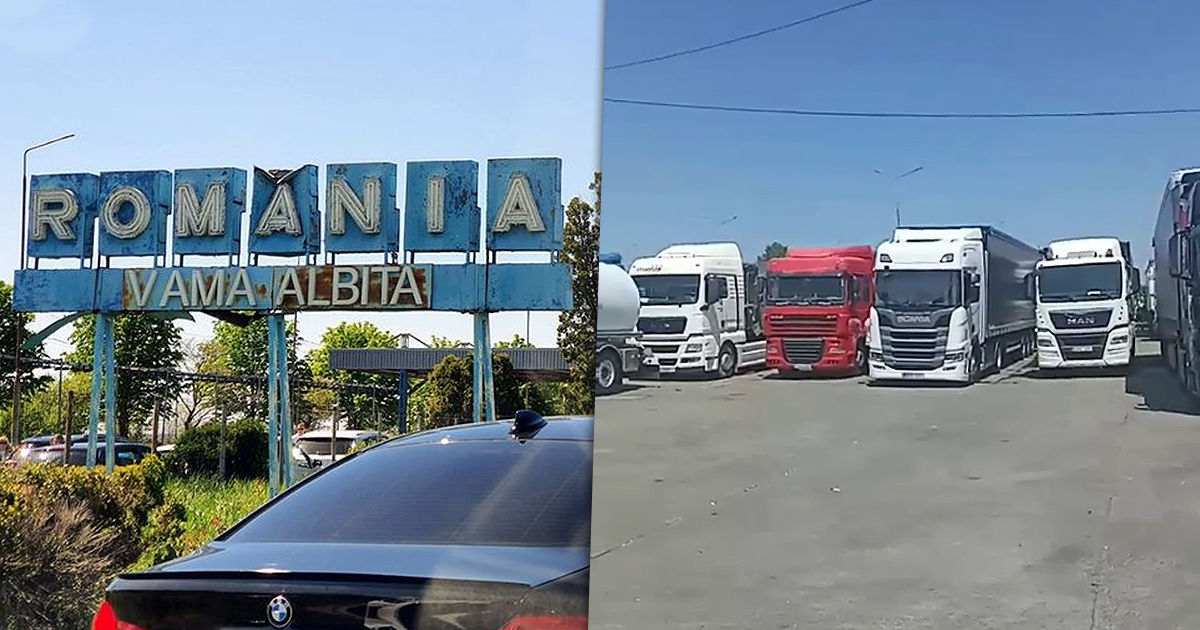 Дальнобойщики застряли на границе в 40-градусную жару.