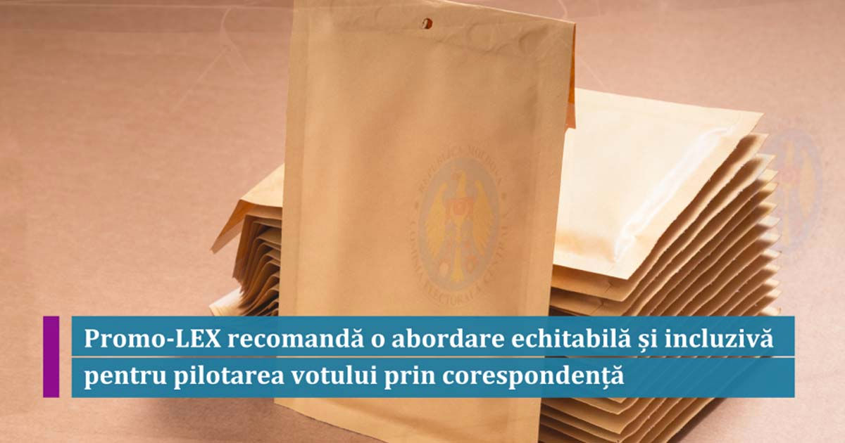 Promo-LEX о голосовании по почте: Поддержали, но выявили недостатки.