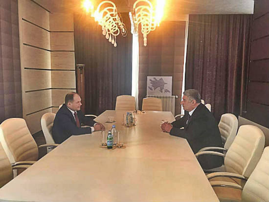 Ион Чебан встретился с министром молодёжи и спорта Азербайджана.