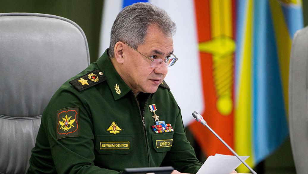 Глава минобороны России Сергей Шойгу.