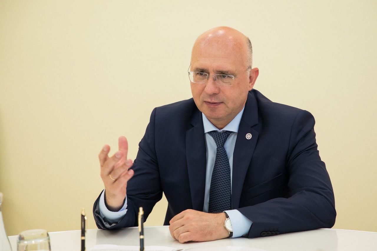 Председатель Демократической партии Молдовы Павел Филип. 