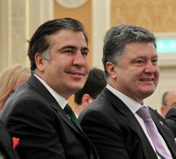 Preşedintele ucrainean, Petro Poroşenko, a semnat un decret privind numirea ex-preşedintelui georgian, Mihail Saakaşvili, în funcţia de consilier prezidenţial. Foto: reconsideringrussia.org