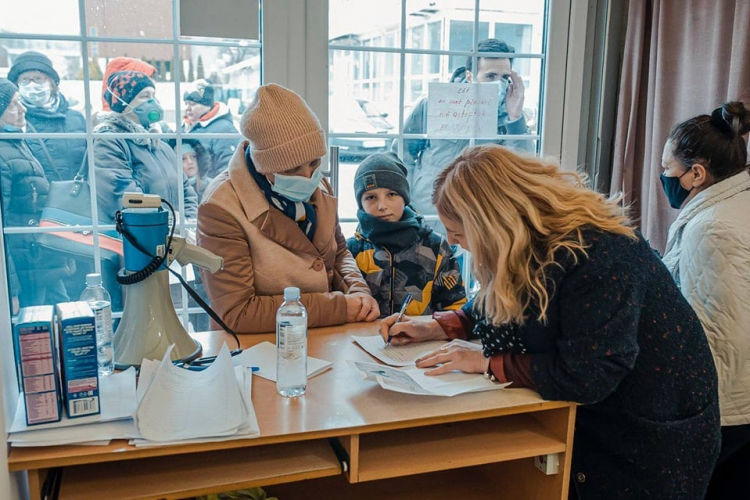 В Кишиневе открывается еще один пункт распределения помощи беженцам.